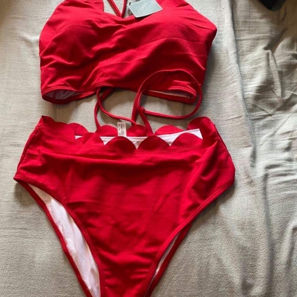 Red bikini